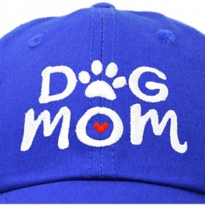 Baseball Caps Dog Mom Baseball Cap Women's Hats Dad Hat - Royal Blue - CY18K0RLKHI $14.80