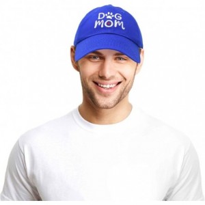 Baseball Caps Dog Mom Baseball Cap Women's Hats Dad Hat - Royal Blue - CY18K0RLKHI $14.80