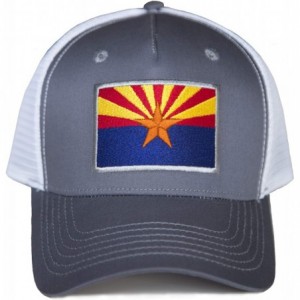 Baseball Caps Arizona Flag Snapback Trucker Baseball Hat - C718AYNZD6Q $16.35