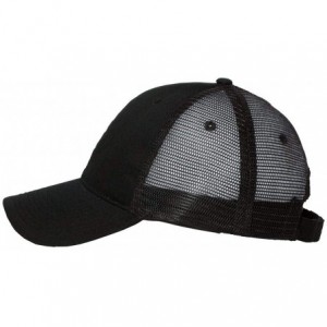 Baseball Caps Sandwich Trucker Cap - Black/Black - C112D98N337 $11.99