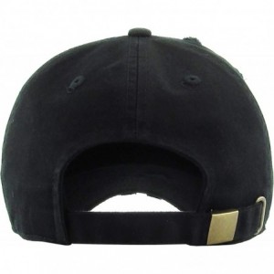 Baseball Caps Dad Hat Trust No One Hustle Savage Vibe Baseball Cap Adjustable Cotton Vintage - (1.3) Black Slime Vintage - CJ...