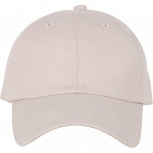 Baseball Caps Unstructured Adjustable Dad Hat w/Buckle - Khaki - C318E9E626G $6.99