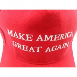 Baseball Caps Unisex Make America Great Again Hat- USA MAGA Cap Adjustable Baseball Hats - 01 Embroidery Red - C118KY65LXL $1...