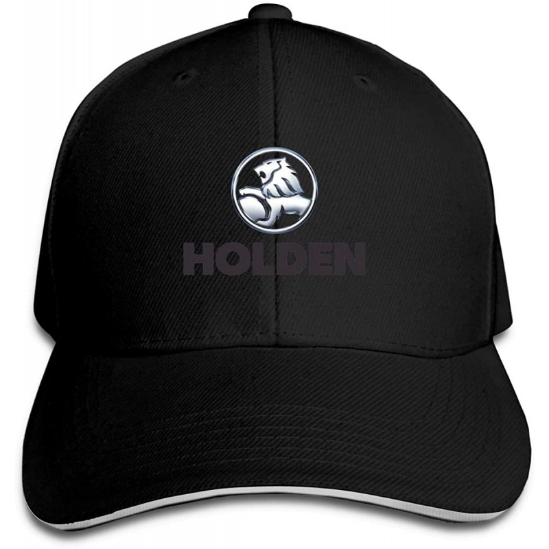 Baseball Caps Design Holden Automobile Logo Cotton Peak Cap for Womens Black - Black - CW192WKGIDD $15.26