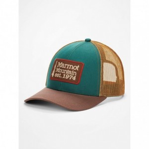Baseball Caps Men's Retro Trucker Hat - Botanical Garden/Scotch - CH194WE8C9S $51.17