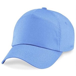 Baseball Caps Mens Original Cotton Baseball Cap - Sky Blue - CU116LRKCGZ $6.58
