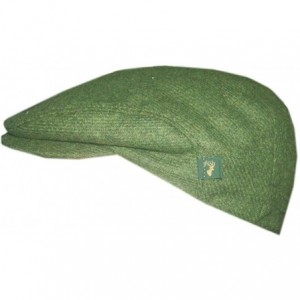 Newsboy Caps Men's Tweed Flat Cap - Green - Medium - C911HP552OT $34.00