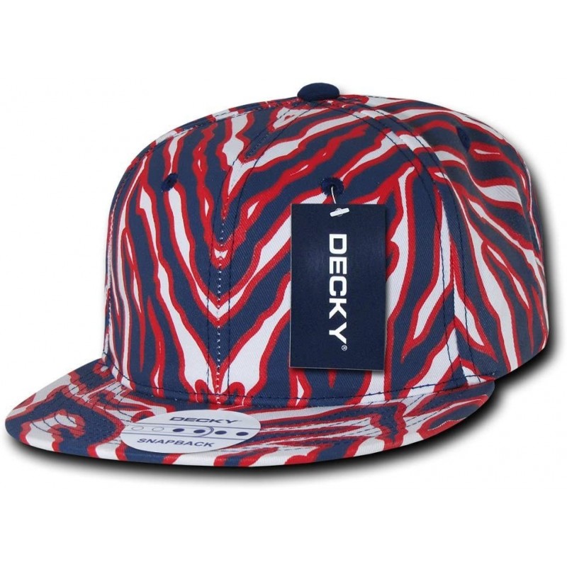 Baseball Caps Men's Snapback - Navy/Red - CD11M63T21J $12.79