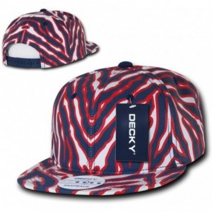 Baseball Caps Men's Snapback - Navy/Red - CD11M63T21J $12.79