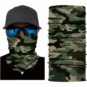 Balaclavas Seamless Face Mask Neck Gaiter UV Protection Windproof Face Mask Scarf - Army C - CO194KZZOQL $24.35