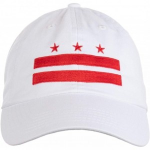 Baseball Caps Washington DC Flag - D.C. Capitol Northern Virginia Low Fit Baseball Cap Dat Hat White - CX18QNMX5AZ $12.43