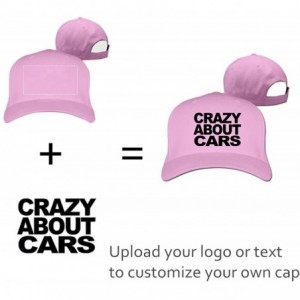 Baseball Caps Custom Hat- Customize Your Own Text Photos Logo Adjustable Back Baseball Cap for Men Women - Yellow - C818LH26Z...