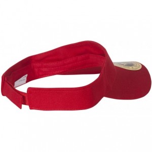 Visors 12 Pack Youth Size Sun Visor - Red - CX1820KXSSD $50.00