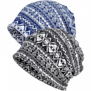 Skullies & Beanies Women's Baggy Slouchy Beanie Chemo Hat Cap Scarf - 2 Pack-c - CZ187M9ZA9W $12.29