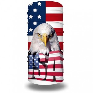 Balaclavas Stars and Stripes USA Flag Bandana Neck Gaiter Balaclavas Scarf Headband - Usa Flag 7 - CP1998THQIW $24.65