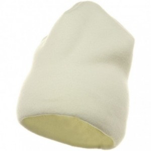 Skullies & Beanies Pola Fleece Beanie-White - White - C8111GHY6T9 $18.64