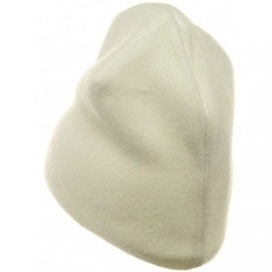 Skullies & Beanies Pola Fleece Beanie-White - White - C8111GHY6T9 $18.64
