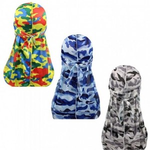 Skullies & Beanies Assorted Paisley Bandana Headwraps Womens - Camouflage 3 Pack - CS199XHQY7I $11.09