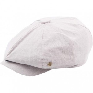 Newsboy Caps Unisex Retro French Beret Plain Newsboy-Cap Cabbie Flat Hat - Light_grey - C718NKCIZ2Z $11.04