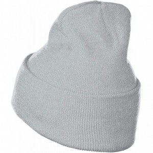 Skullies & Beanies Unisex Knitted Hat Fashion Skull Cap Knitting Hats - Appalachian Trail at Logo - Gray - CK18M5KZUU8 $20.76