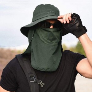 Bucket Hats Fashion Outdoor Protection Waterproof Breathable - Green-1 - CJ196MKTHS2 $17.17