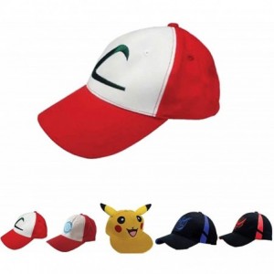 Baseball Caps Embroidered Pokemon Go Hats Generation 2 Team Mystic-Valor-Instinct-Pikachu-Ash USA - Ash - CN18EWLIQM2 $18.12