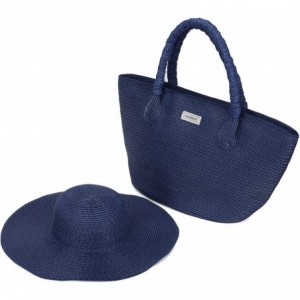 Sun Hats Marino Best Beach Tote Women - Navy - CN182ZWSE0L $64.40