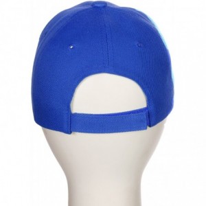 Baseball Caps Classic Baseball Hat Custom A to Z Initial Team Letter- Blue Cap White Black - Letter C - C418IDT4YQA $11.41