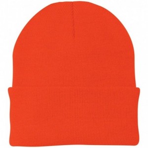 Skullies & Beanies Knit Beanie Caps in 24 - Athletic Orange - CL11APLHNZZ $30.81