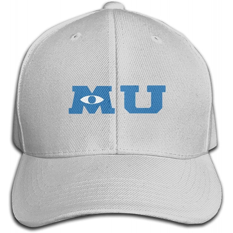 Baseball Caps Monsters University Merchandise Baseball Hat- Adjustable Hat Travel Sunscreen Caps for Man Women - Gray - CA18Y...