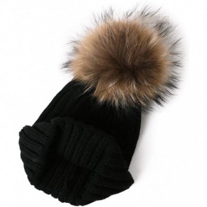 Skullies & Beanies Womens Knit Visor Beanie Newsboy Cap Winter Warm Hat Cold Snow Weather Girl 55-60cm - 99763-black - CD18II...