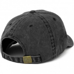 Baseball Caps Oversize XXL Pigment Dyed Washed Cotton Baseball Cap - Black - CW192RR6Y7S $34.11