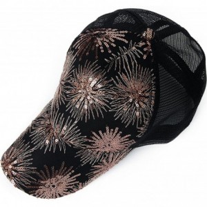 Baseball Caps Glitter Sequin Baseball Hats for Women Party Reversible Magic Sequined Baseball Caps for Women Hip Hop Dance - ...