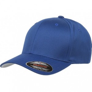 Baseball Caps Wooly Combed Twill Cap w/THP No Sweat Headliner Bundle Pack - Royal - CN184WT6TIG $14.02