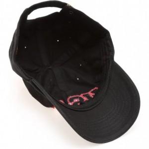 Baseball Caps USA American Flag Embroidered 100% Cotton Adjustable Strap Baseball Cap Hat - Usa - Black - CZ18C2N5CN0 $12.66