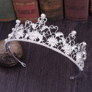 Headbands Wedding Accessories Headpiece Sunflower Decorations - Silver - CW18AC0EOYG $30.47