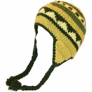 Skullies & Beanies Beanie Hats Women Men Fleece Lined Knit Wool Thick Ski Trapper Winter Hats - S/M - Green 157 - CJ18AXIYXN0...