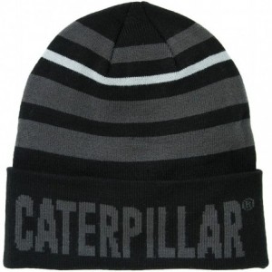 Skullies & Beanies Men's Tumbler Knit Cap - Black - CQ12LUYHX65 $32.96