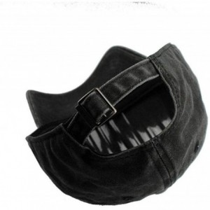 Baseball Caps Women Denim Hats Dogs Make Me Happy You Not So Much Baseball Caps Adjustable - Black - CR18NAR39XS $12.57