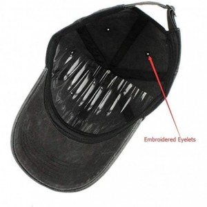 Baseball Caps Women Denim Hats Dogs Make Me Happy You Not So Much Baseball Caps Adjustable - Black - CR18NAR39XS $12.57