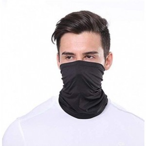 Balaclavas Women Face Scarf Workout Bandana Headband- Balaclava- Neck Gaiter- Dust Wind Protection - Black - C9198H0OGXG $8.34