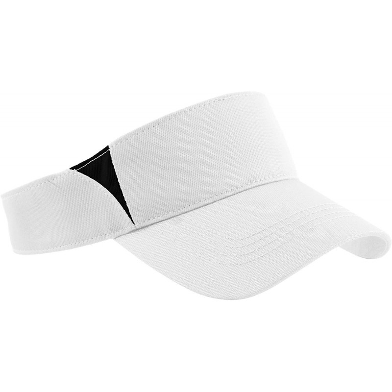 Visors Dry Zone Colorblock Visor. - White/Black - CQ118Q3Z51T $8.74