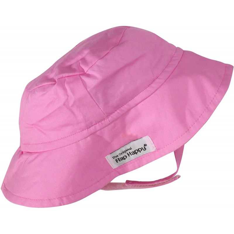 Sun Hats Children Unisex Bucket Hat UPF 50+- Highest Certified UV Sun Protection- Azo-free dye - Candy Pink - CV11EBYPOU9 $31.98