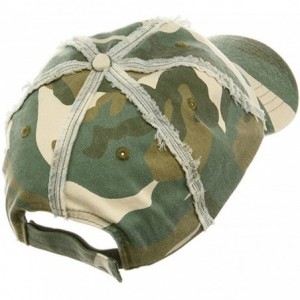 Baseball Caps Low Profile Fashion Camo Cap - Olive - CA112B77XPH $9.78