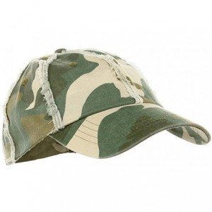 Baseball Caps Low Profile Fashion Camo Cap - Olive - CA112B77XPH $9.78