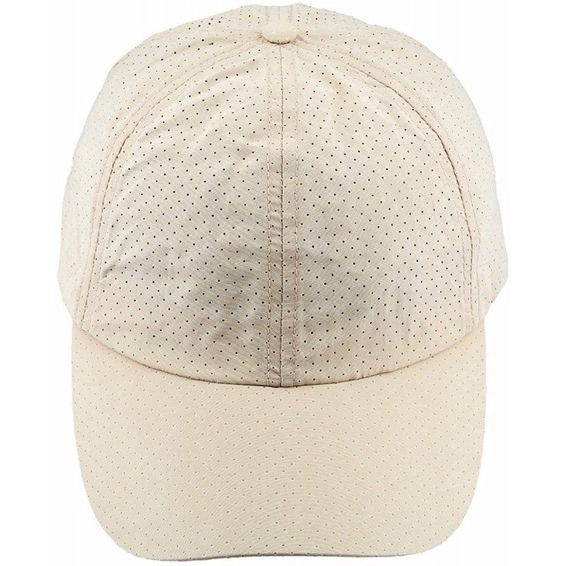 Baseball Caps Unisex Baseball Cap-Lightweight Breathable Running Quick Dry Sport Hat - G-style 1 Beige - C81802ZE2AC $9.34