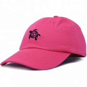 Baseball Caps Turtle Hat Nature Womens Baseball Cap - Hot Pink - CP18M9UO25S $26.35