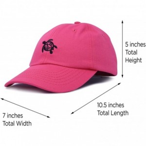 Baseball Caps Turtle Hat Nature Womens Baseball Cap - Hot Pink - CP18M9UO25S $13.48