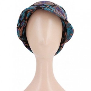 Skullies & Beanies Women Slouchy Beanie Soft Skull Cap Stretchy Baggy Hat Hair Tie Scarf Blue - CB18WDDZ22U $10.54