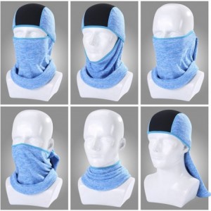 Balaclavas Original Double Layer Fleece - Heavyweight Neck Warmer Balaclava - Warm - Blue 04 - CD18GE7M4GS $13.69